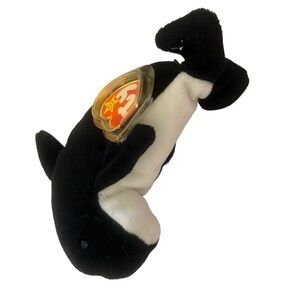 Ty Beanie Buddy Waves the Whale 7 inch